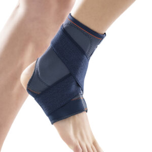 Tobillera estabilizadora de neopreno con placas en termoplástico