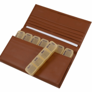 Pastillero Semanal (4 Tomas) Funda Deluxe -Viaje